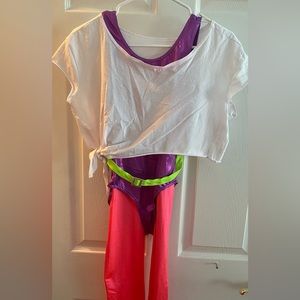 Girls 80’s Dance Costume